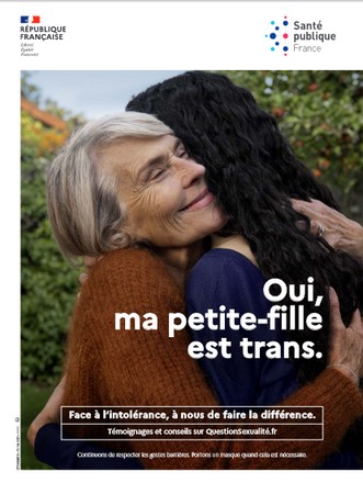 Affiche tolérance Santé publique France trans