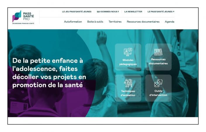 Page d'accueil site PSPro