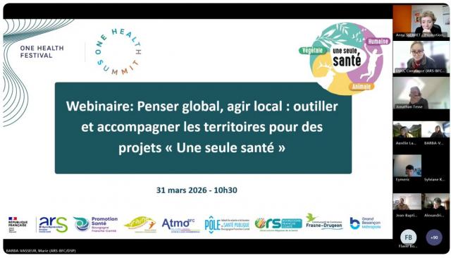 Webinaire Une seule santé