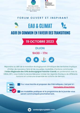 Journée Eau et climat