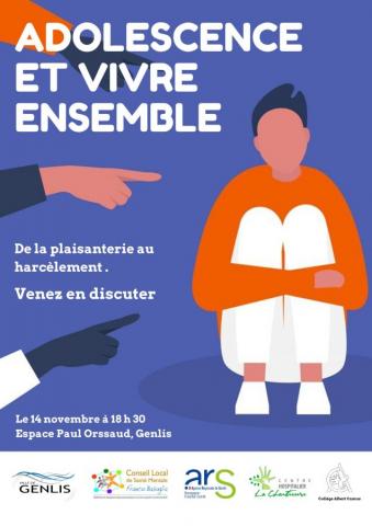 Affiche soirée débat harcèlement